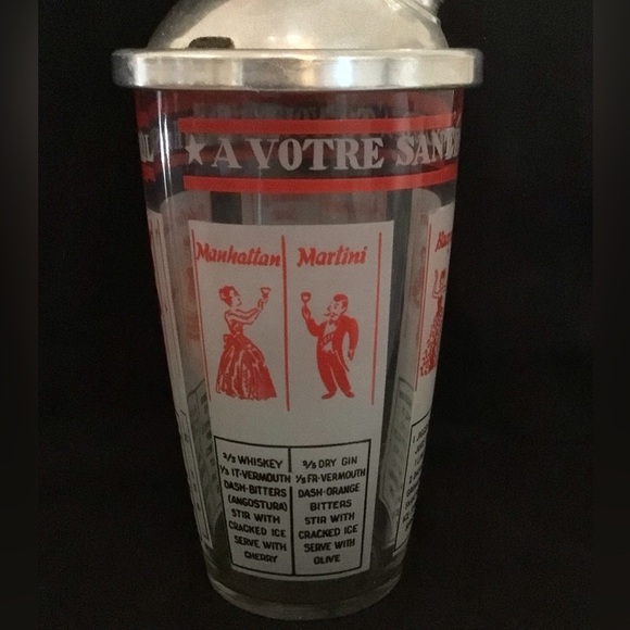 EUC Vintage Cocktail with original lid - Picture 3 of 8